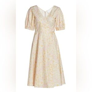 REMAIN BIRGER CHRISTENSEN
Juliette Leopard Puff-Sleeve A-Line Dress Size 12